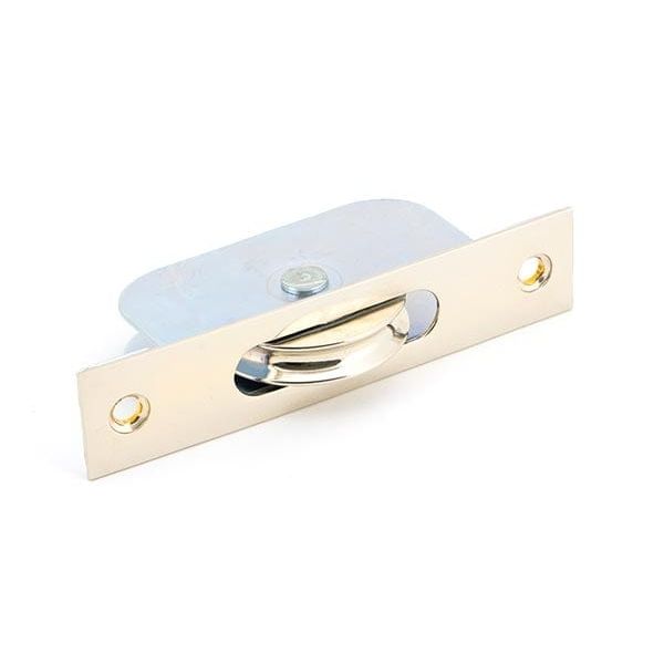 From The Anvil Window Hardware Polished Nickel Polished Nickel Square Ended Sash Pulley 75kg