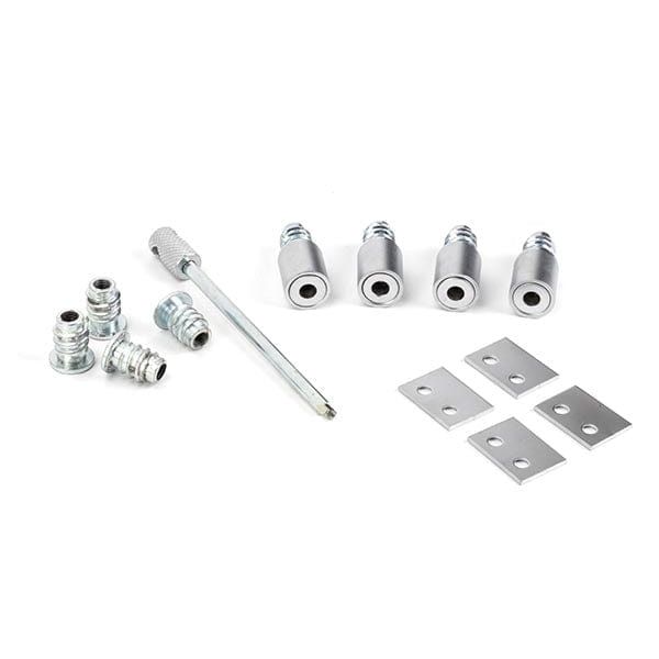 From The Anvil Window Hardware Satin Chrome Satin Chrome Secure Stops (Pack of 4)