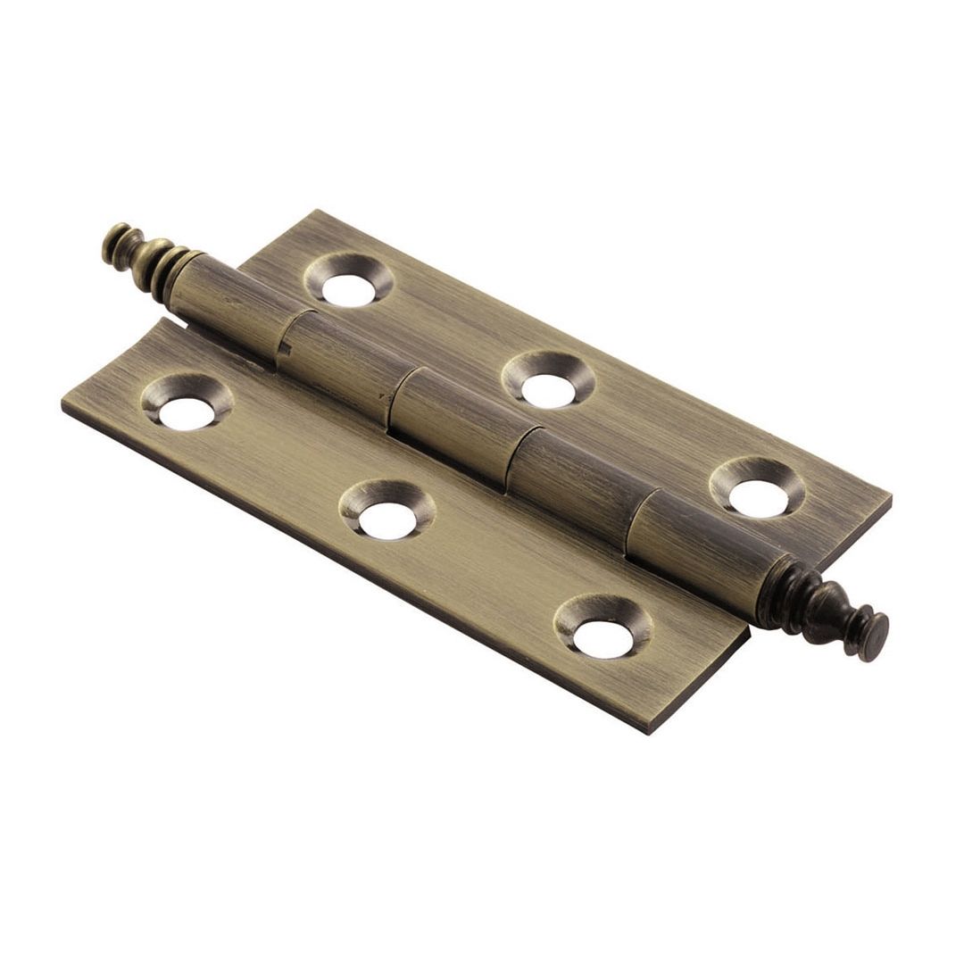 Carlisle Brass Finial Cabinet Hinge
