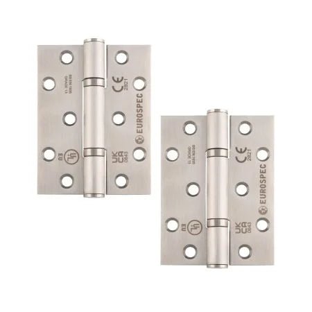 Grade 13 Thrust Bearing Hinge in Satin Stainless Steel - 100 x 76 x 3mm Love Handles uk
