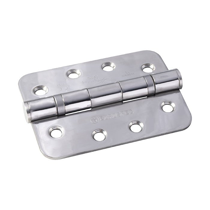 Grade 13 Ball Bearing P Hinge - 102 x 76 x 3mm - Bright Stainless Steel Love Handles uk