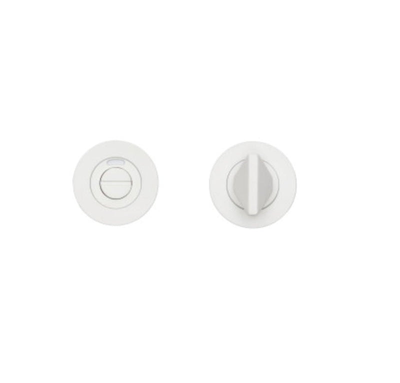 Turn & Indicator Release on Round Rose Powder Coat White Love Handles uk
