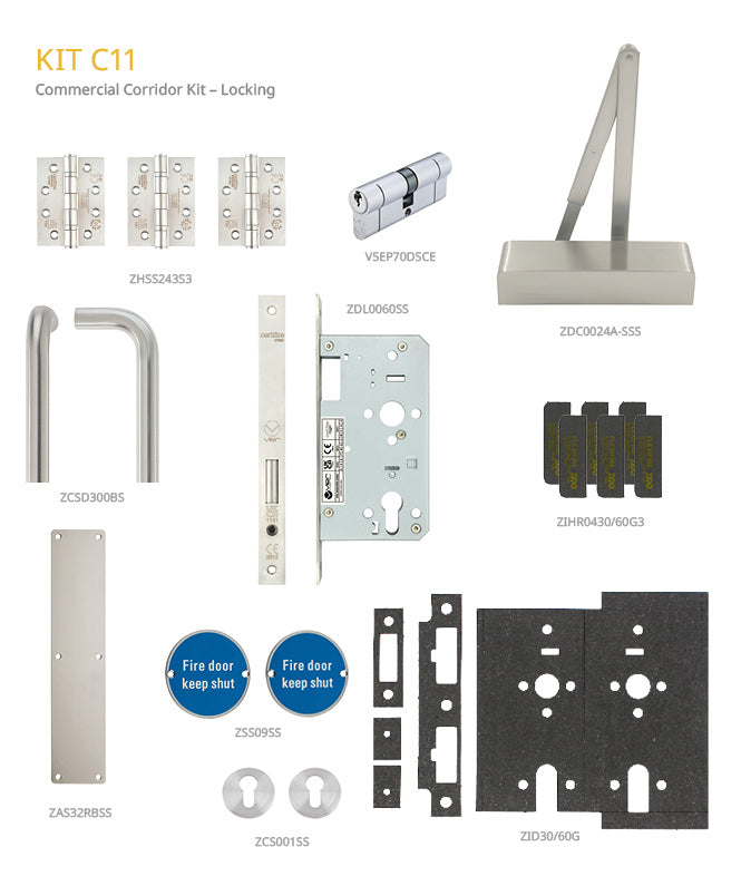 Fire Door Pack - Corridor - Locking - Commercial Version