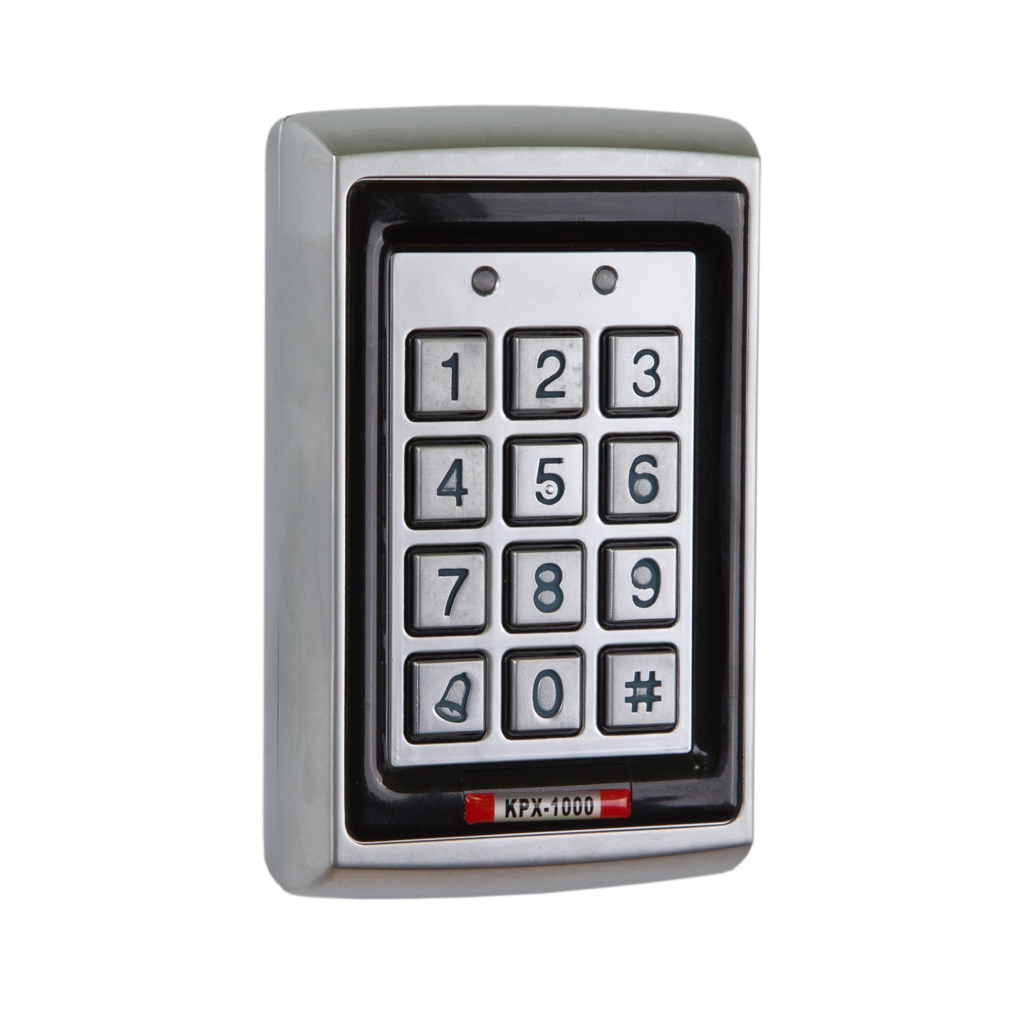 Keypad with Electroplated Anti-Vandal Case (Proximity Reader) – External Use with Rainshield