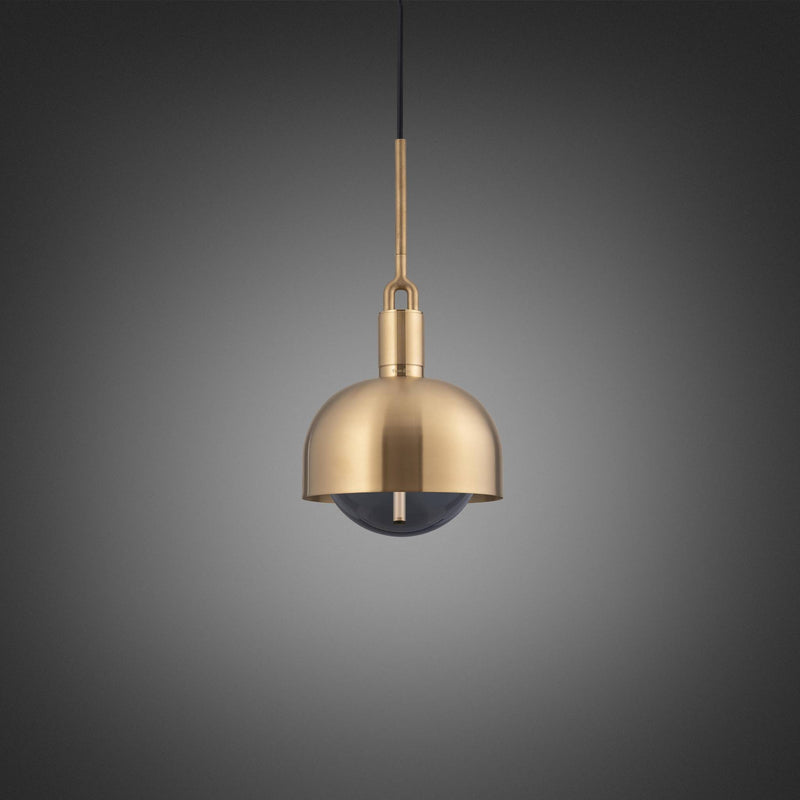 Buster + Punch Forked Pendant / Linear / Shade / Globe / Smoked / Medium Smoked