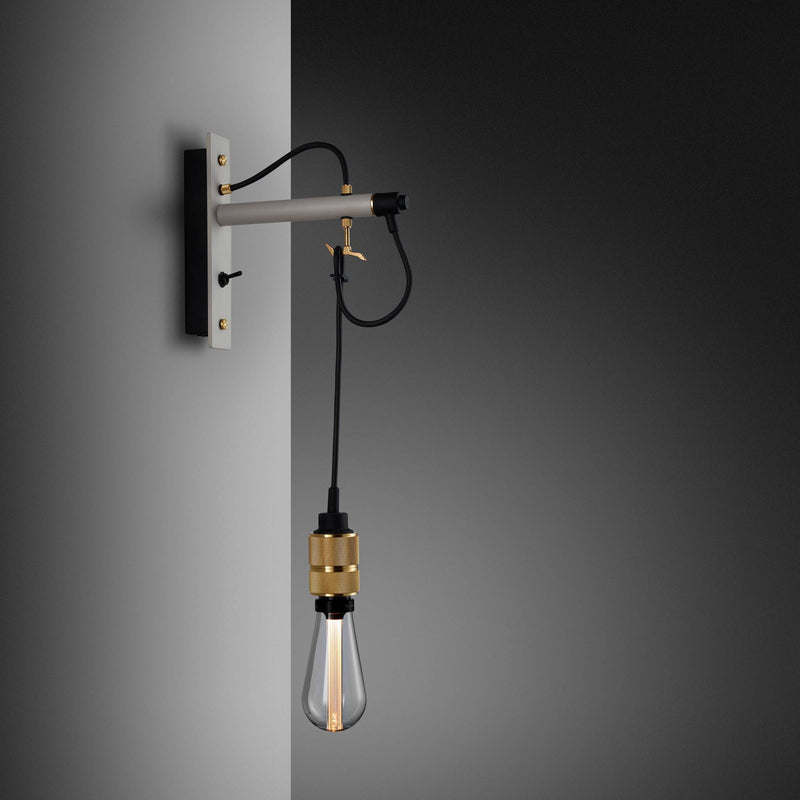 Hooked Wall Nude Stone Brass