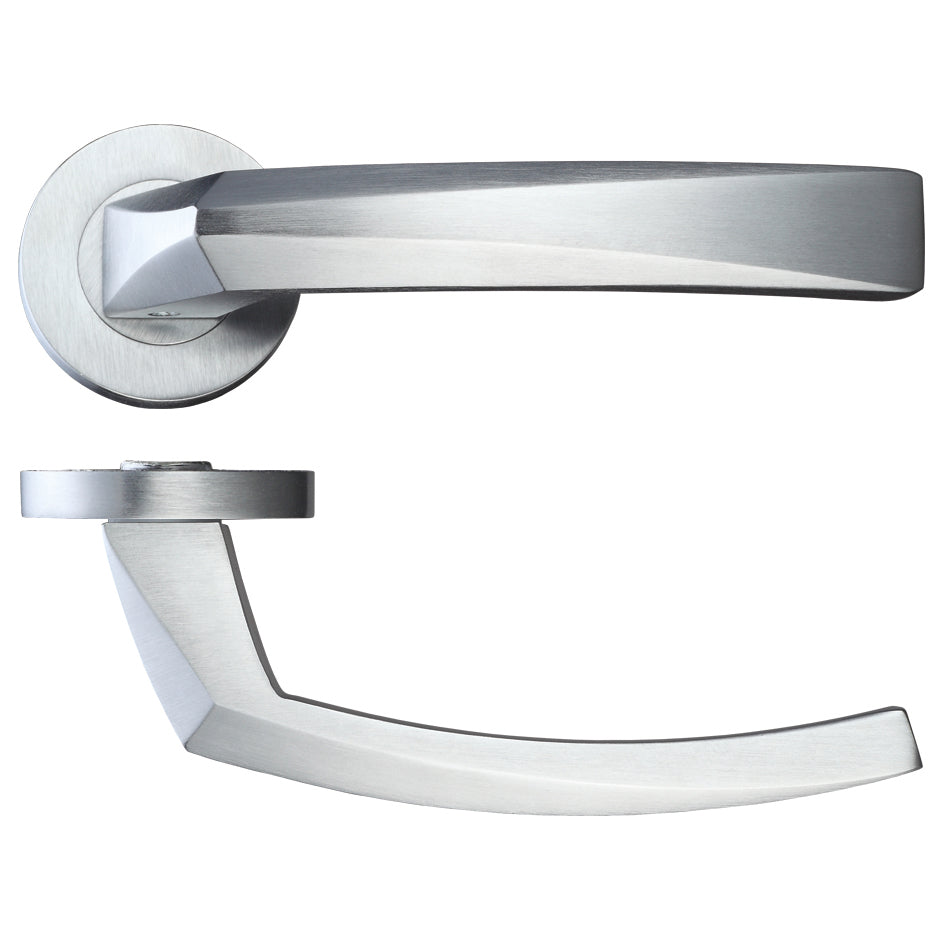 Hydra Lever Handle on Round Rose