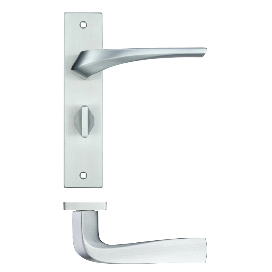 Aries Lever Bathroom (57mm c/c) on Backplate - 190x42mm