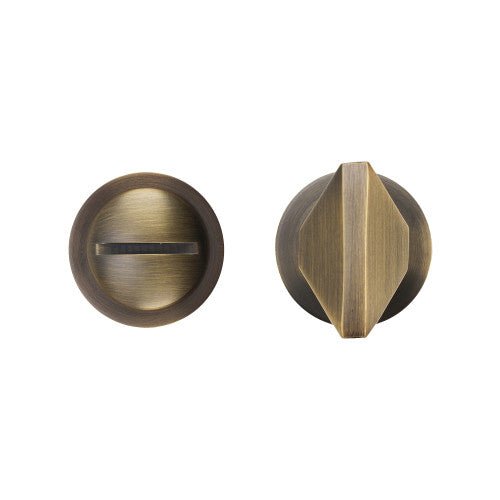 Rosso Mini Turn & Release Antique Brass Love Handles uk