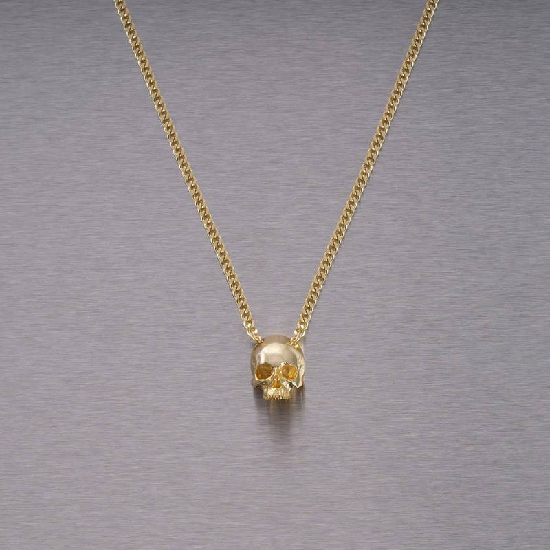 Buster + Punch Skull Necklace / Travis Barker Gold