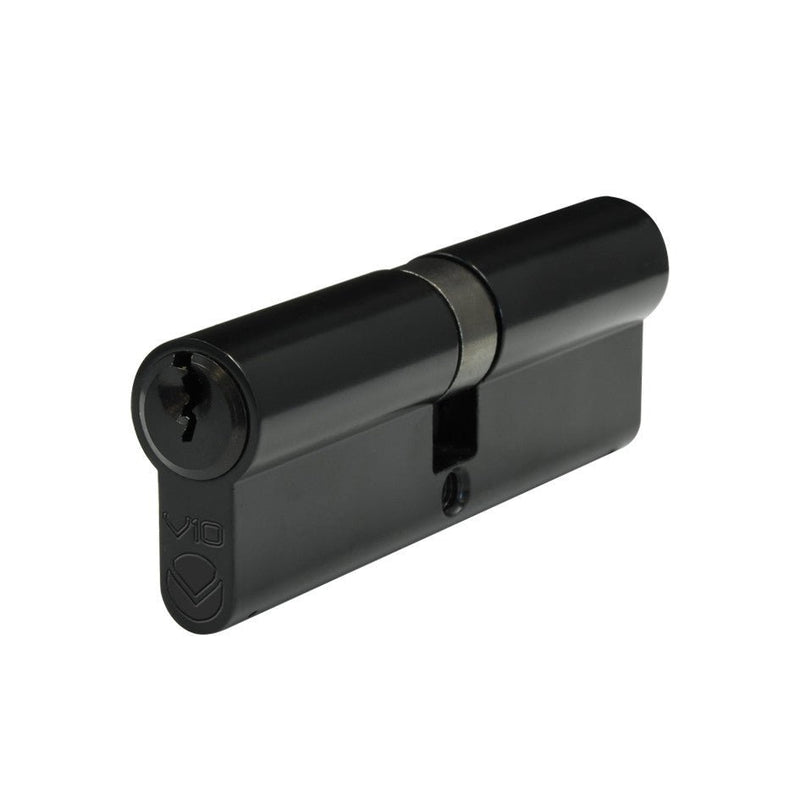 V10 Euro Profile Double Cylinder Black 70mm Body Only Love Handles uk