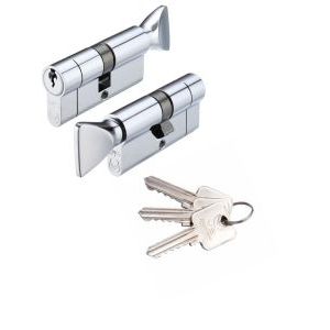 V5 30/40mm Euro Cylinder & Turn Keyed to Differ