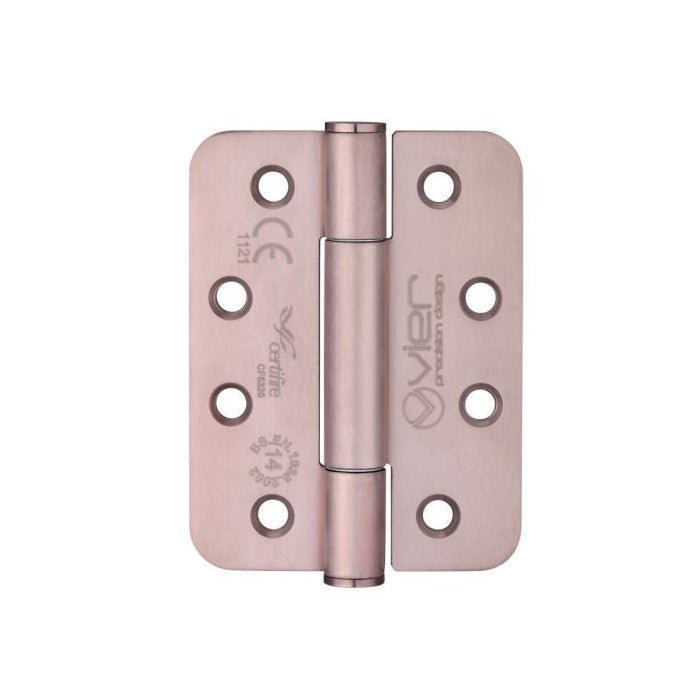 Grade 14 Concealed Knuckle Radius Hinges - 102mm x 76mm x 3mm Love Handles uk