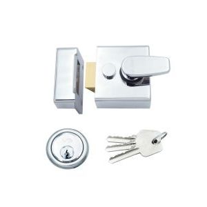 Narrow Nightlatch - 40mm c/w 5 Pin Cylinder