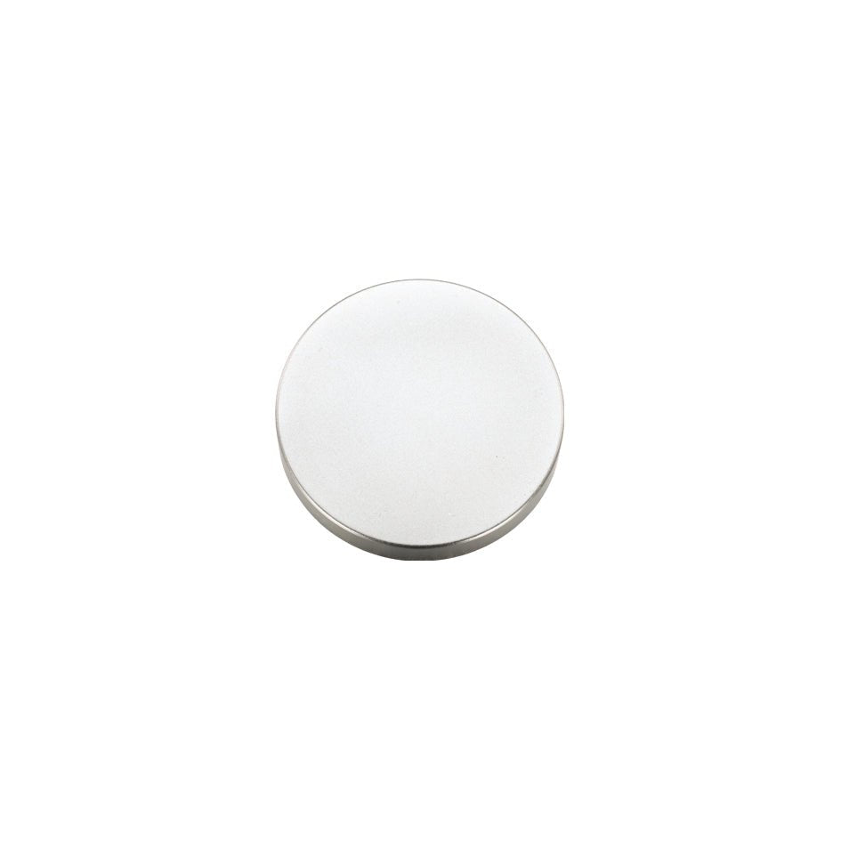 Zoo Hardware Escutcheons Blank Escutcheon with a diameter of 53mm, featuring a solid round design in a metallic finish, suitable for covering keyholes or fixtures.
