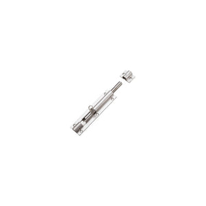 Zoo Hardware Barrel Bolt, 900x40mm, made of stainless steel, includes keeps and screws for installation. The bolt features a smooth finish and a sturdy design for secure closure.