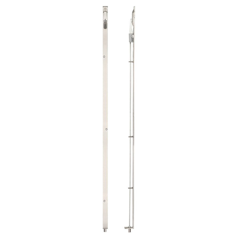Zoo Hardware Lever-Action Flush Bolt, 914mm in metallic finish, designed for door-to-door applications. The flush bolt features a sleek, elongated design suitable for securing doors.