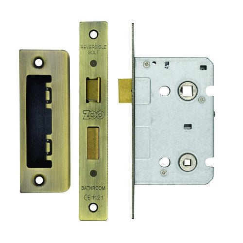 Bathroom Lock – 57mm Centres 64mm (2.5
