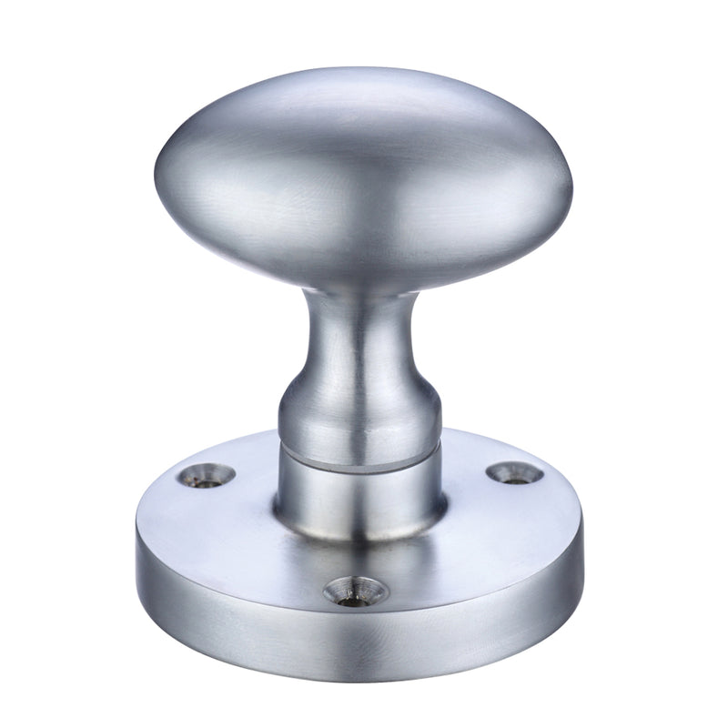 Zoo Oval Mortice Knob - 60.5mm Rose Diameter