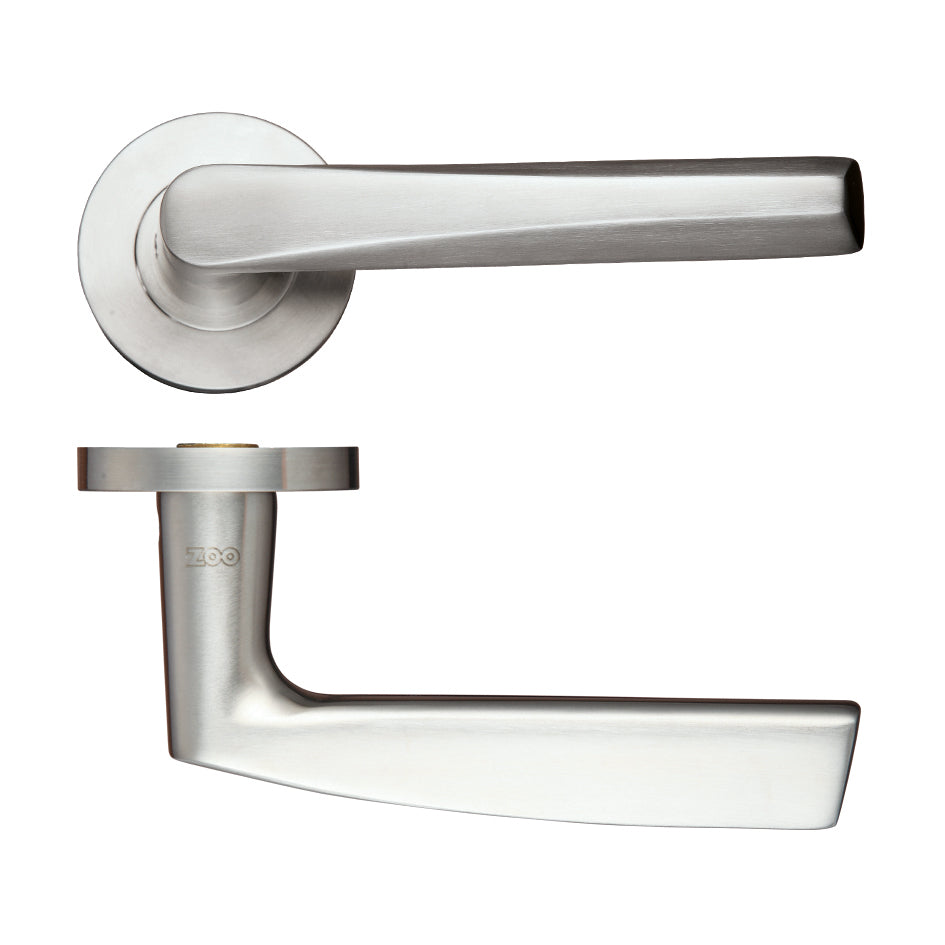 Stainless Steel Lever - Push on Rose - Grade 316