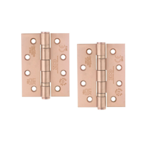 Grade 13 Hinges - Ball Bearing 102mm x 76mm x 3mm Pair And a Half Square Corner