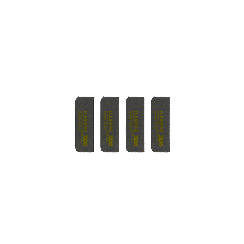 100mm x 30mm Intumescent To Suit Vier and Zoo - radius 102x76mm Hinges - 6 Pads per Pack - Graphite