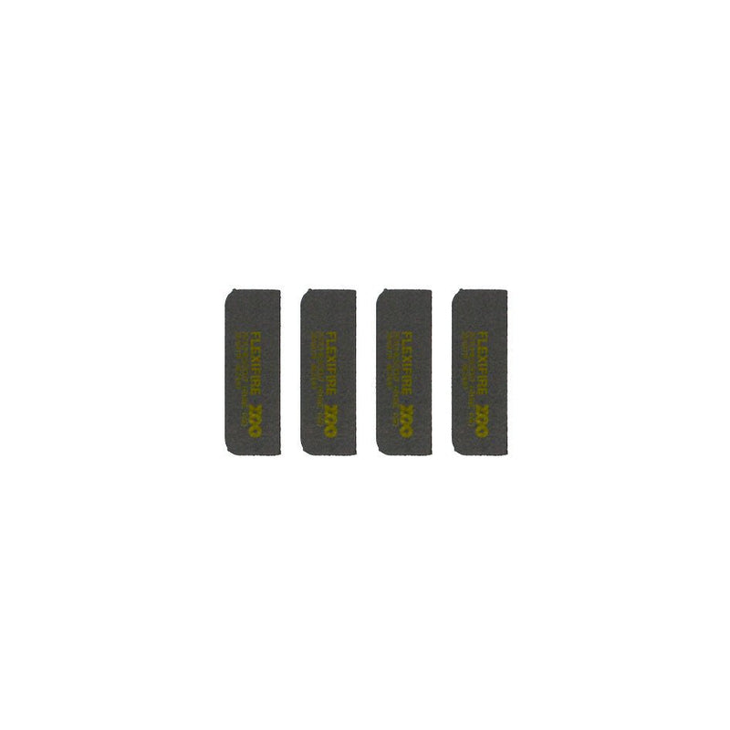 Zoo Hardware 1mm 75mm x 25mm Intumescent pads for ZHSS232/ZHSS7667 hinges in graphite color, featuring four pads per pack designed for fire safety.