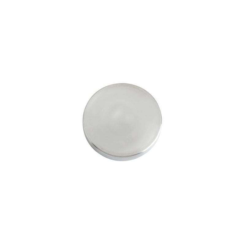Zoo Hardware Blank Profile Escutcheon with a diameter of 50mm, featuring a smooth, round design in a polished finish.