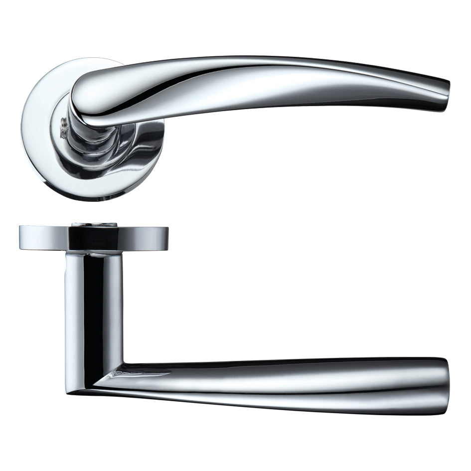 Vesta lever on round rose