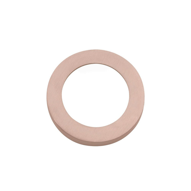 Zoo Hardware ZPZ Spare Rose Pack in a warm metallic finish, designed to suit turn & release and escutcheon components, featuring a circular shape with a smooth surface and central opening.