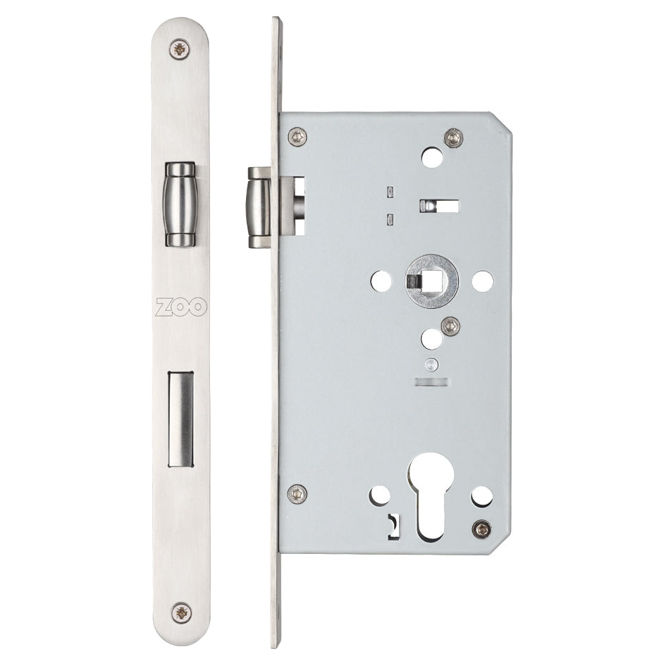 Roller DIN Euro Sashlock - 72mm Centres - 60mm Backset