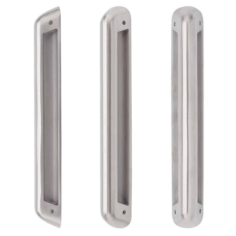 Anti-Ligature Pull Handle 250mm Centres (280mm)- Satin Stainless Steel