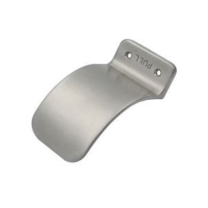 Hands-Free Pull Face Fixed - Casted Body Plain - Satin Stainless Steel