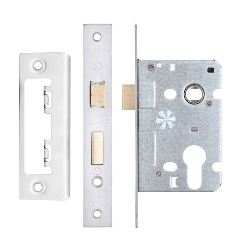Euro Profile Sashlock Satin Stainless 2.5