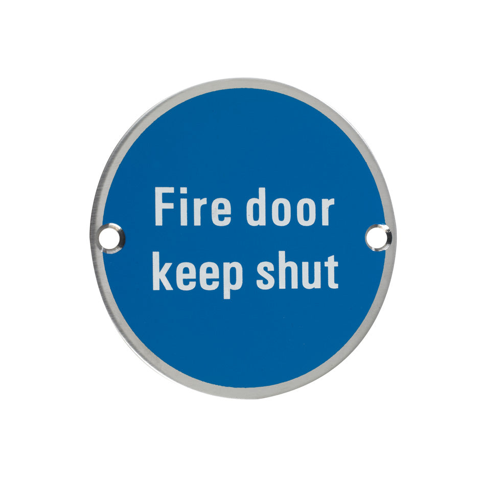 Fire Door Keep Shut Sign