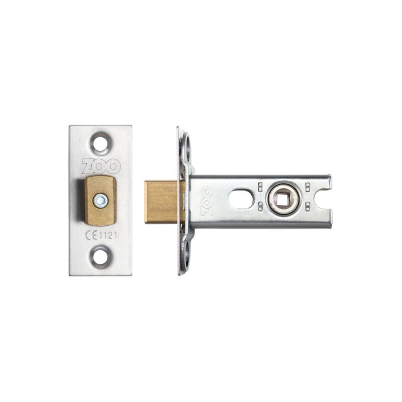 Heavy Duty Tubular Deadbolt – Bolt Through 64mm (2.5″) Satin Stainless With Forend Love Handles uk