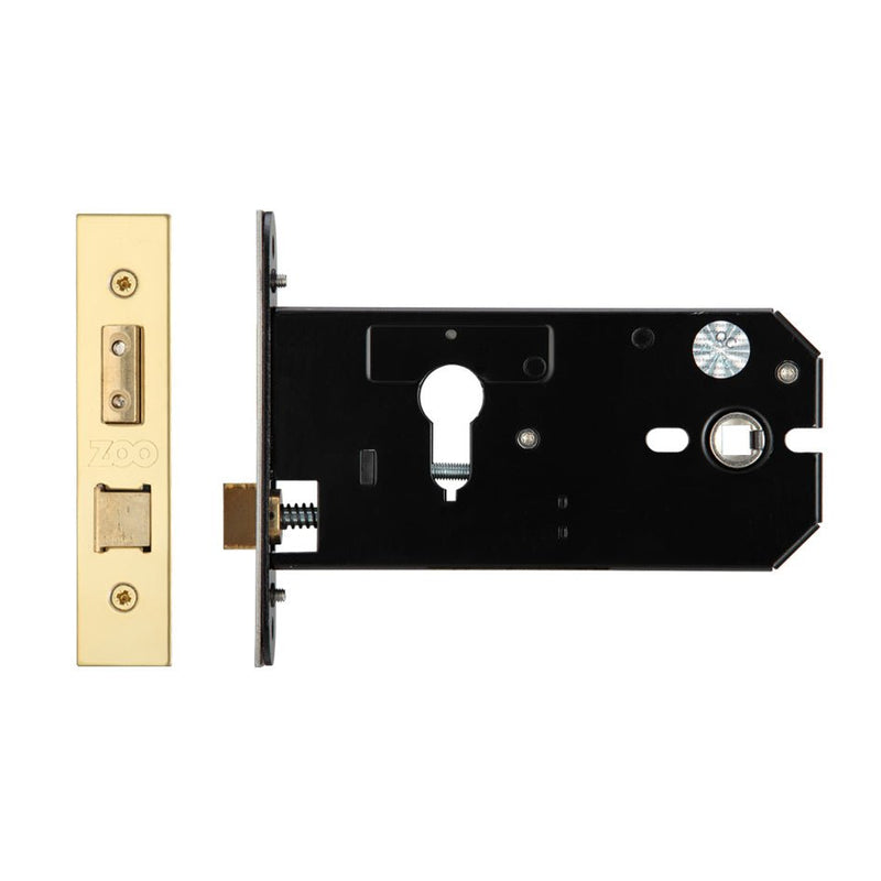 Horizontal Lock 152mm Brass Love Handles uk