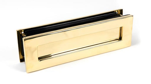Polished Brass Traditional Letterbox.