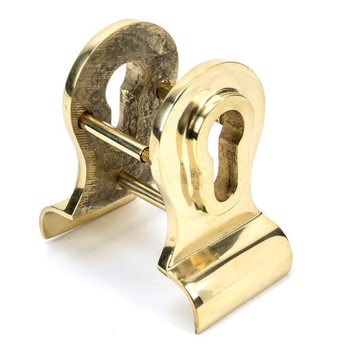 Polished Brass 50mm Euro Door Pull (Back to Back fixings).