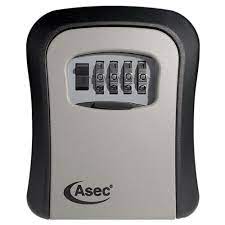 ASEC 4 Wheel Combination Key Safe.