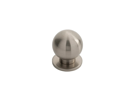 30mm FTD Stainless Steel Ball Knob w/ Rose