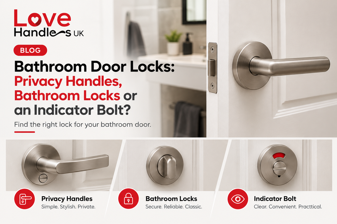 Bathroom Door Locks: Privacy Handles, Bathroom Locks or an Indicator Bolt?
