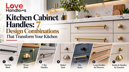 Kitchen Cabinet Handles: 7 Design Combinations That Transform Your Kitchen