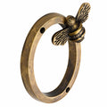 Brass bee Premium House Numbers with Bee in Heritage Finish 0-9 - 4 Inch Pre-order (1-2 weeks) - Brass bee