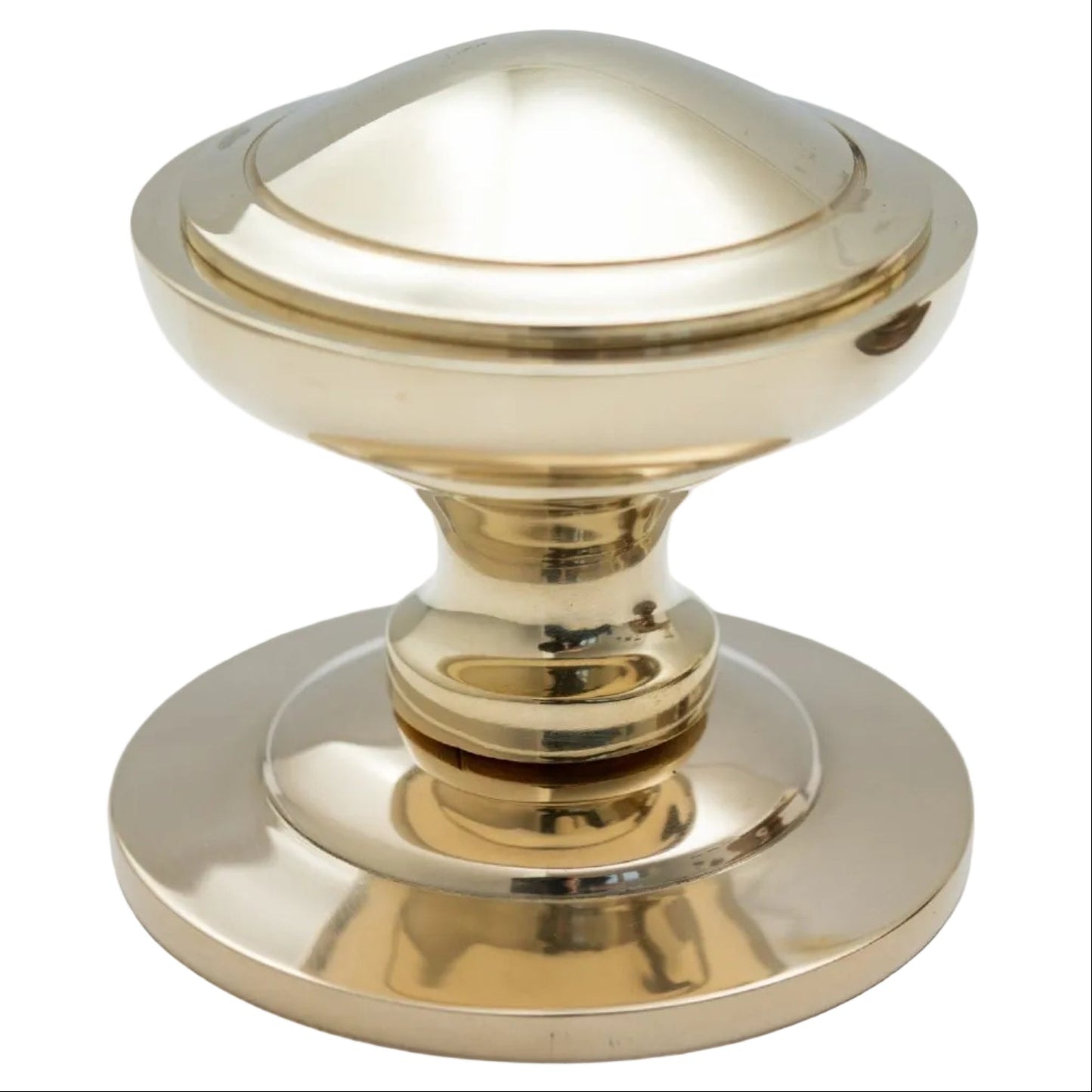 Solid Brass Centre Door Knob - 76mm - Brass bee