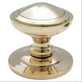 Solid Brass Centre Door Knob - 76mm - Brass bee