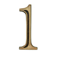 Premium Floating Engraved House Numbers in Heritage Finish 0-9