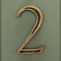 Premium Floating Engraved House Numbers in Heritage Finish 0-9