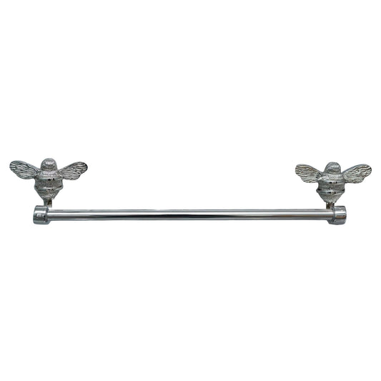 Brass bee Towel Rail with Bee - Brass bee
