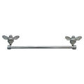 Brass bee Towel Rail with Bee - Brass bee